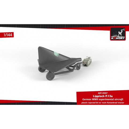 1/144 Lippisch P13a w/Kettenkrad 1/144 Lippisch P13a w/Kettenkrad