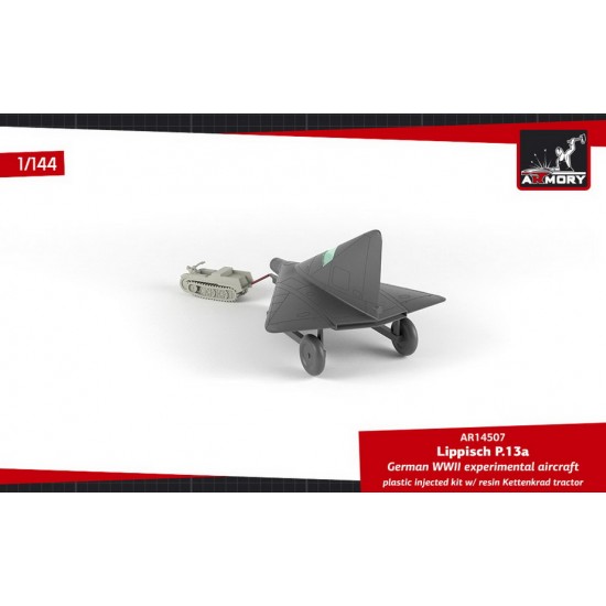 1/144 Lippisch P13a w/Kettenkrad 1/144 Lippisch P13a w/Kettenkrad