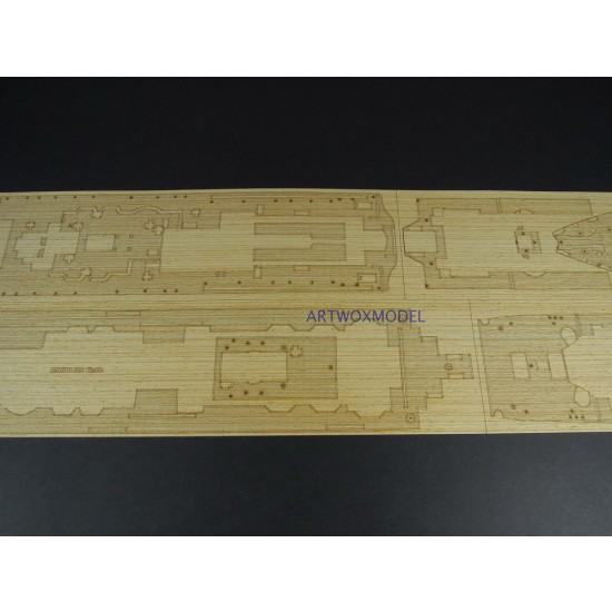 1/350 RMS Titanic Centennial Edition Wooden Deck for Minicraft #11318 1/350 RMS Titanic Centennial Edition Wooden Deck for Minicraft #11318