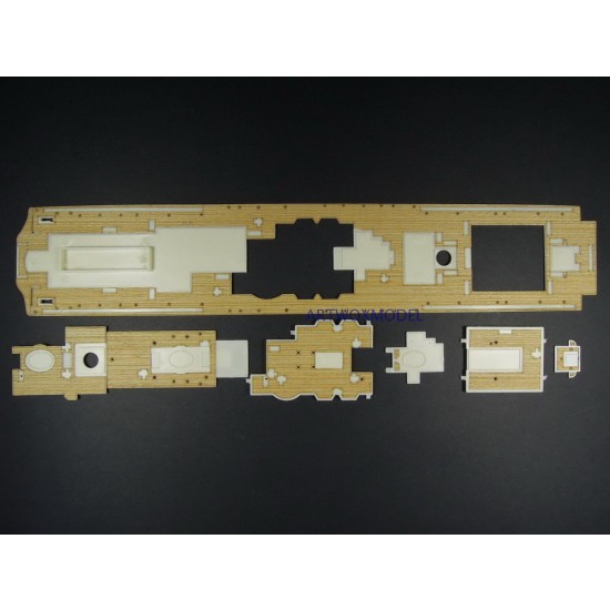 1/350 RMS Titanic Centennial Edition Wooden Deck for Minicraft #11318 1/350 RMS Titanic Centennial Edition Wooden Deck for Minicraft #11318