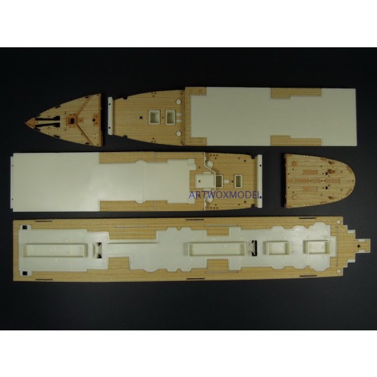 1/350 RMS Titanic Centennial Edition Wooden Deck for Minicraft #11318 1/350 RMS Titanic Centennial Edition Wooden Deck for Minicraft #11318