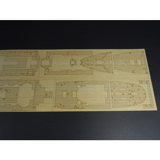 1/350 RMS Titanic Centennial Edition Wooden Deck for Minicraft #11318 1/350 RMS Titanic Centennial Edition Wooden Deck for Minicraft #11318