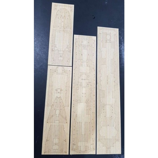 1/350 RMS Titanic Centennial Edition Wooden Deck for Minicraft #11318 1/350 RMS Titanic Centennial Edition Wooden Deck for Minicraft #11318