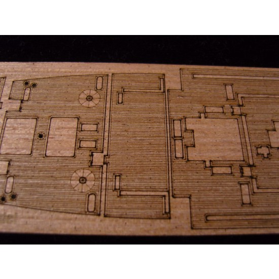 1/700 RMS Titanic Wooden Deck for Academy kit #14214 1/700 RMS Titanic Wooden Deck for Academy kit #14214