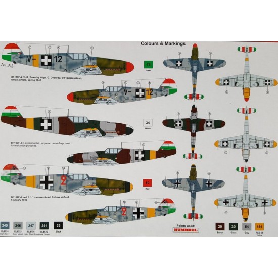 1/72 Messerschmitt Bf 109F Hungarian AF 1/72 Messerschmitt Bf 109F Hungarian AF