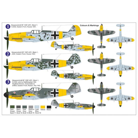 1/72 Messerschmitt Bf 109F-4/R1 Kanon Pod Fighter 1/72 Messerschmitt Bf 109F-4/R1 Kanon Pod Fighter