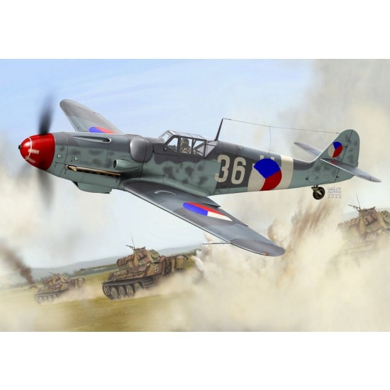1/72 Messerschmitt Bf 109G-6 Captured Fighter 1/72 Messerschmitt Bf 109G-6 Captured Fighter