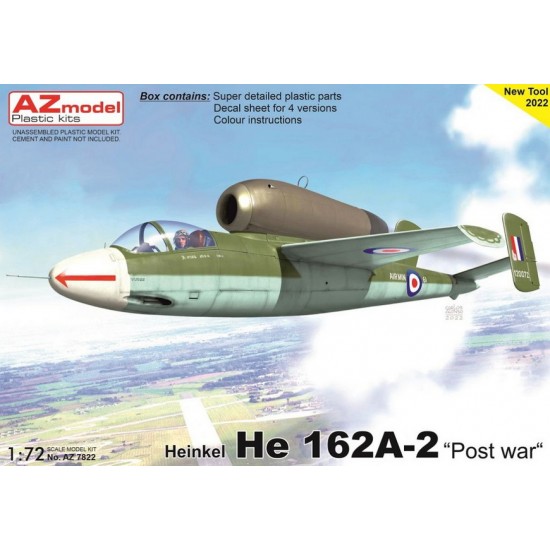 1/72 Heinkel He 162A-2 Post war Jet Fighter 1/72 Heinkel He 162A-2 Post war Jet Fighter