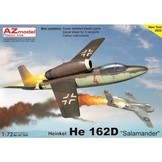 1/72 Heinkel He 162D Salamander Jet Fighter 1/72 Heinkel He 162D Salamander Jet Fighter