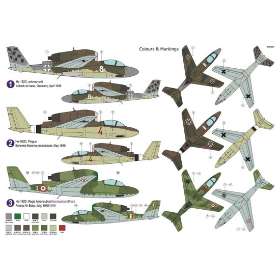 1/72 Heinkel He 162D Salamander Jet Fighter 1/72 Heinkel He 162D Salamander Jet Fighter