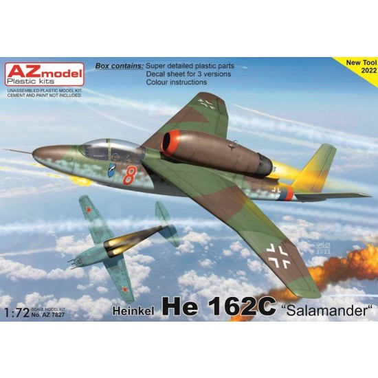 1/72 Heinkel He 162C Salamander Jet Fighter 1/72 Heinkel He 162C Salamander Jet Fighter