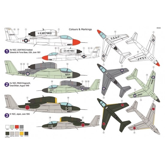 1/72 Heinkel He 162C Salamander In Foreign services Jet Fighter 1/72 Heinkel He 162C Salamander In Foreign services Jet Fighter