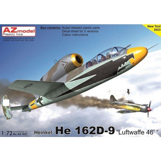 1/72 Heinkel He 162D-9 Luftwaffe 46 Jet Fighter 1/72 Heinkel He 162D-9 Luftwaffe 46 Jet Fighter