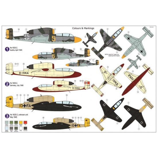 1/72 Heinkel He 162S-2 Trainer Jet Fighter 1/72 Heinkel He 162S-2 Trainer Jet Fighter