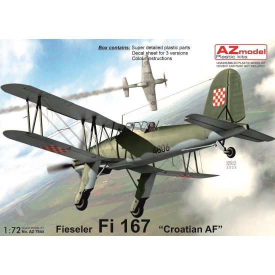 1/72 Fieseler Fi 167 Croatian AF Torpedo Bomber 1/72 Fieseler Fi 167 Croatian AF Torpedo Bomber