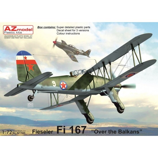 1/72 Fieseler Fi 167 Over Balkans Torpedo Bomber 1/72 Fieseler Fi 167 Over Balkans Torpedo Bomber