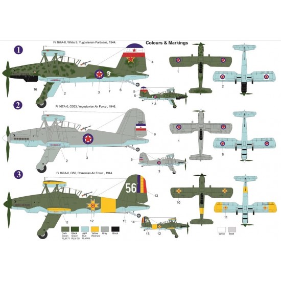 1/72 Fieseler Fi 167 Over Balkans Torpedo Bomber 1/72 Fieseler Fi 167 Over Balkans Torpedo Bomber