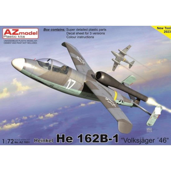 1/72 Heinkel He 162B-1 Volksjager 46 Jet Fighter 1/72 Heinkel He 162B-1 Volksjager 46 Jet Fighter