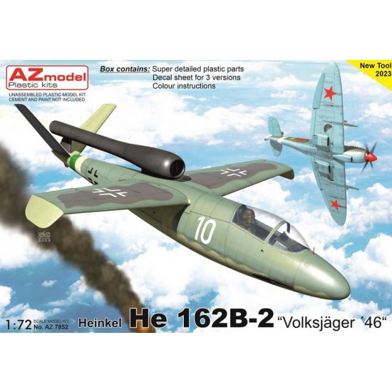 1/72 Heinkel He 162B-2 Volksjager 46 Jet Fighter 1/72 Heinkel He 162B-2 Volksjager 46 Jet Fighter