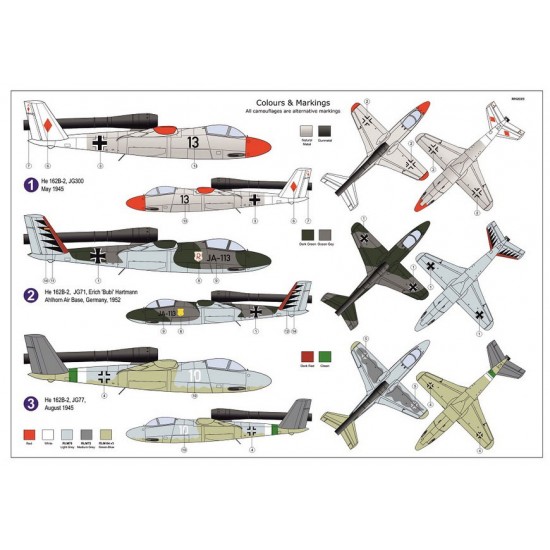 1/72 Heinkel He 162B-2 Volksjager 46 Jet Fighter 1/72 Heinkel He 162B-2 Volksjager 46 Jet Fighter