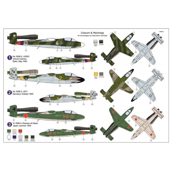 1/72 Heinkel He 162B-3 Volksjager 46 Jet Fighter 1/72 Heinkel He 162B-3 Volksjager 46 Jet Fighter