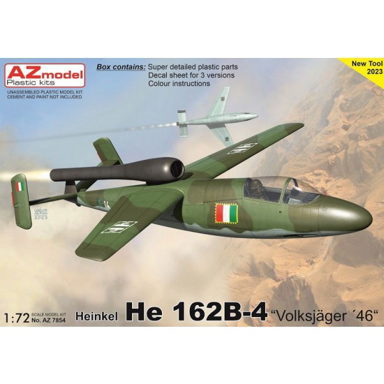1/72 Heinkel He 162B-4 Volksjager 46 Jet Fighter 1/72 Heinkel He 162B-4 Volksjager 46 Jet Fighter