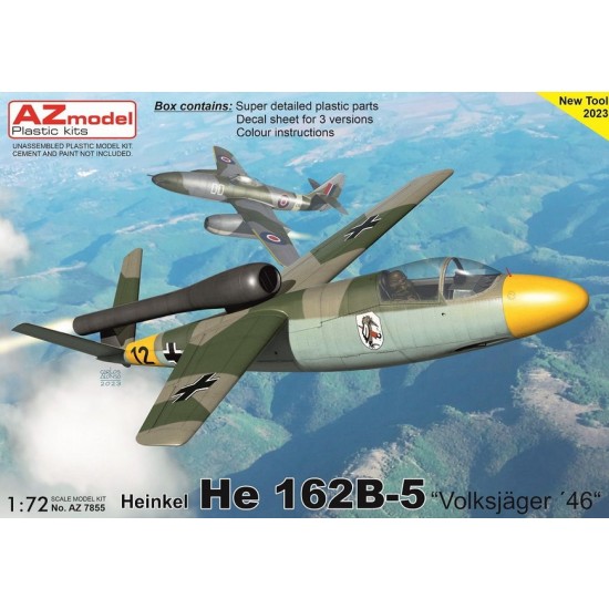 1/72 Heinkel He 162B-5 Volksjager 46 Jet Fighter 1/72 Heinkel He 162B-5 Volksjager 46 Jet Fighter