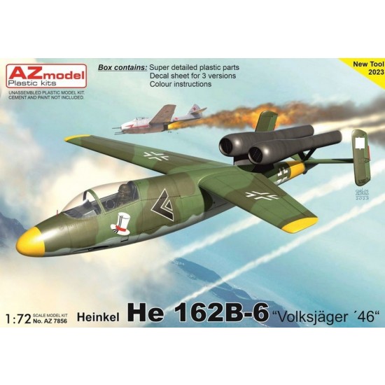 1/72 Heinkel He 162B-6 Volksjager 46 Jet Fighter 1/72 Heinkel He 162B-6 Volksjager 46 Jet Fighter