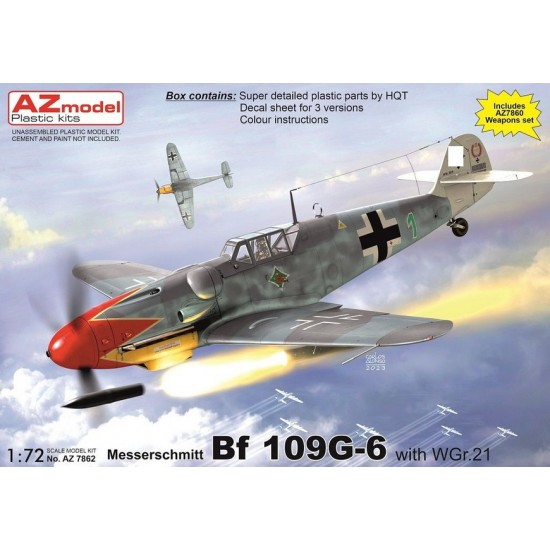 1/72 Messerschmitt Bf 109G-6 Fighter with WGr.21 1/72 Messerschmitt Bf 109G-6 Fighter with WGr.21
