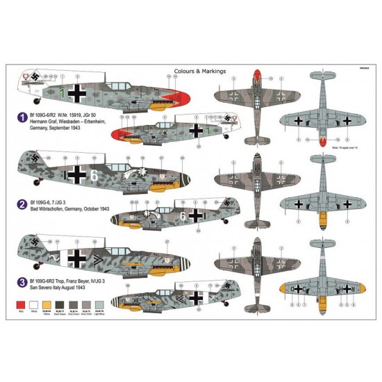 1/72 Messerschmitt Bf 109G-6 Fighter with WGr.21 1/72 Messerschmitt Bf 109G-6 Fighter with WGr.21