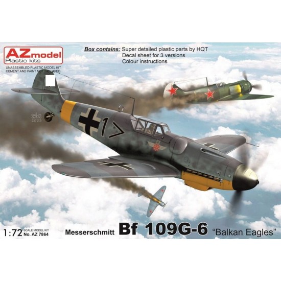 1/72 Messerschmitt Bf 109G-6 Balkan Eagles Fighter 1/72 Messerschmitt Bf 109G-6 Balkan Eagles Fighter