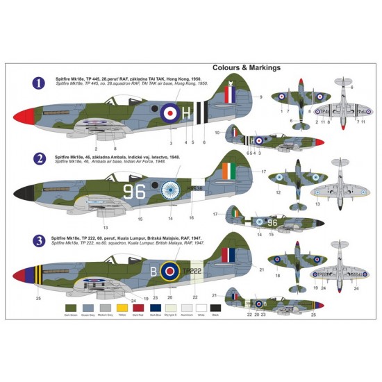 1/72 Supermarine Spitfire Mk.18e Asian Teritory 1/72 Supermarine Spitfire Mk.18e Asian Teritory