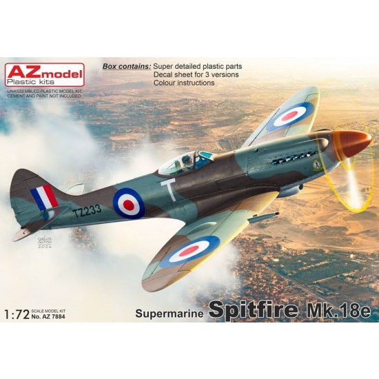 1/72 Supermarine Spitfire Mk.18e Fighter 1/72 Supermarine Spitfire Mk.18e Fighter