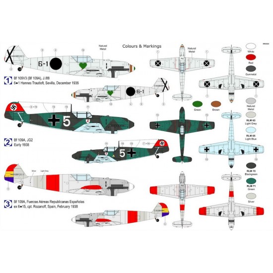 1/72 Messerschmitt Bf 109A Fighter Anton First Blood Fighter (Premium) 1/72 Messerschmitt Bf 109A Fighter Anton First Blood Fighter (Premium)