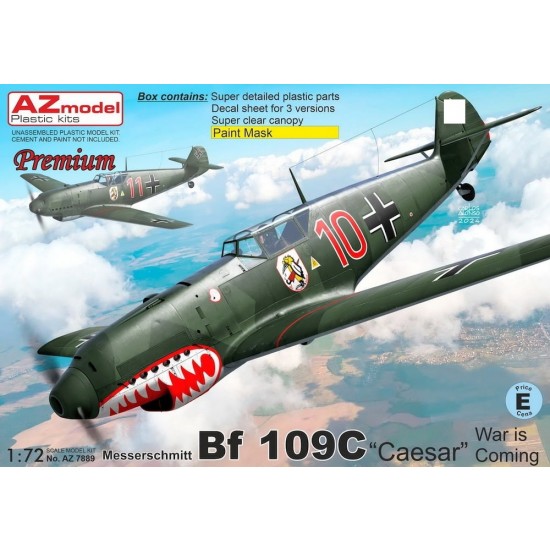 1/72 Messerschmitt Bf 109C Ceasar War is Coming Fighter (Premiun) 1/72 Messerschmitt Bf 109C Ceasar War is Coming Fighter (Premiun)