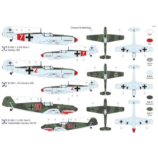 1/72 Messerschmitt Bf 109C Ceasar War is Coming Fighter (Premiun) 1/72 Messerschmitt Bf 109C Ceasar War is Coming Fighter (Premiun)