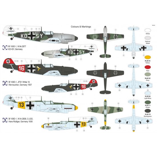 1/72 Messerschmitt Bf 109D Dora Fighter (Premium) 1/72 Messerschmitt Bf 109D Dora Fighter (Premium)