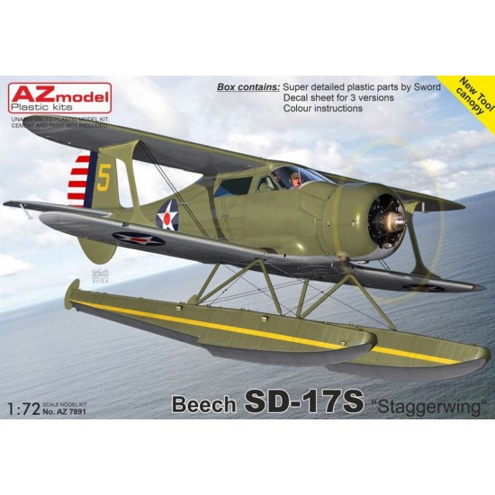 1/72 Beech SD-17S ''Staggerwing'' Biplane