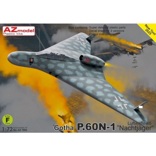 1/72 Gotha P.60N-1 Nachtjager Luftwaffe 1946 Fighter 1/72 Gotha P.60N-1 Nachtjager Luftwaffe 1946 Fighter