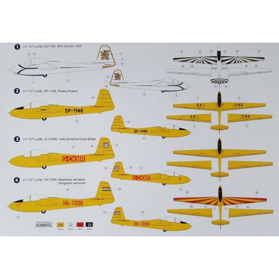 1/72 Letov LF-107 Lunak International Aerobatic Glider [Admiral]