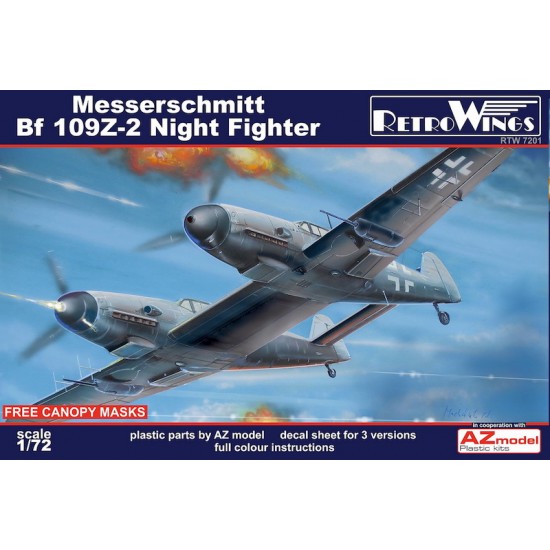 1/72 Messerschmitt Bf 109Z-2 Night Fighter [RetroWings]