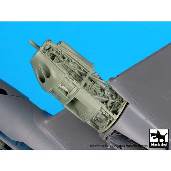 1/48 Lockheed P-38 Lightning F-G Engine for Tamiya kits