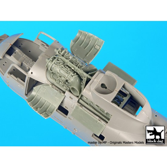 1/72 Sea King AEW 2 Helicopter Engine for Dragon kits