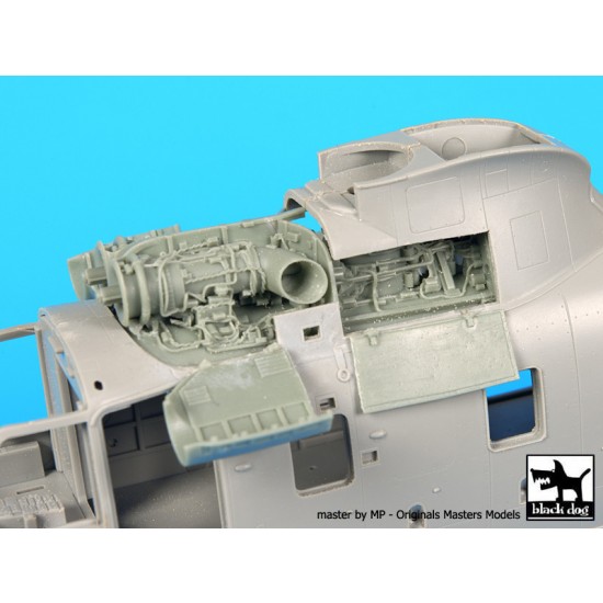 1/72 Sea King AEW 2 Helicopter Engine for Dragon kits