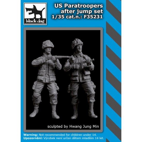 1/35 US Paratroopers After Jump Set (2 figures)