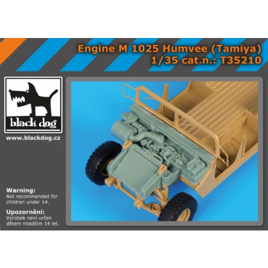 1/35 M1025 Humvee Engine Set for Tamiya kit #35263