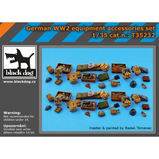 1/35 WWII German Equipment Detail Set