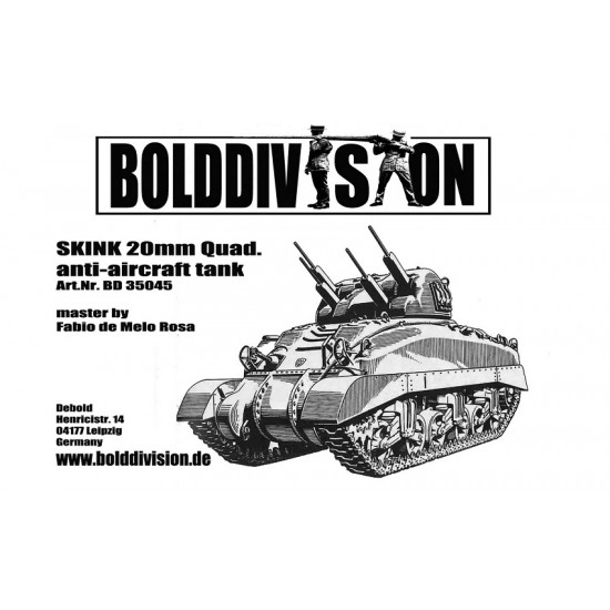 1/35 Skink 20mm Quad. AA Tank 1/35 Skink 20mm Quad. AA Tank