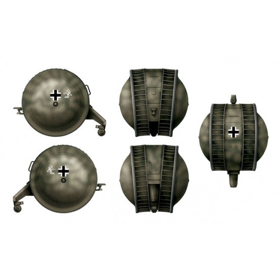 1/35 German Kugelpanzer (2pcs) 1/35 German Kugelpanzer (2pcs)