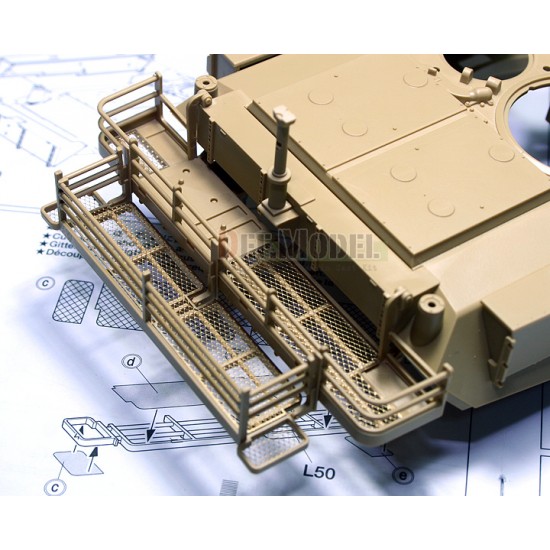 1/35 M1A2 SEP Abrams TUSK II Detail-up Set for Tamiya kit #35326 (Resin+PE+Mask Seal)